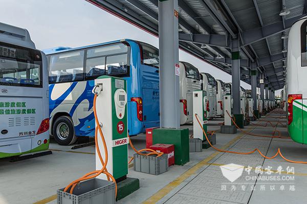 海格純電動客車充電站