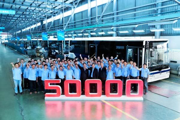 金旅客車出口海外突破50000輛
