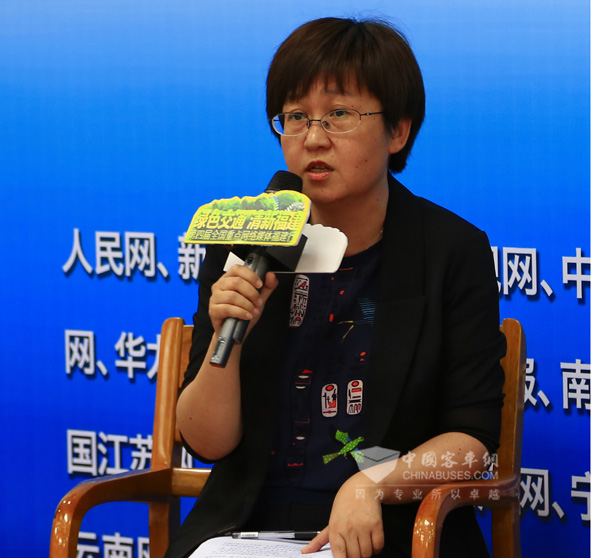 廈門公交集團有限公司副總經(jīng)理高雁接受采訪