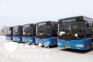 浙江臺州：路橋首批純電動公交車投放運營