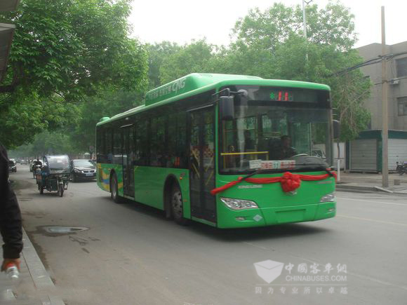 山東：濱州市首批新能源電動公交車正式投入使用