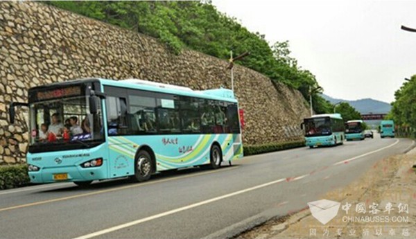 “五一”韶山景區(qū)換乘管理獲贊，海格新能源客車功不可沒