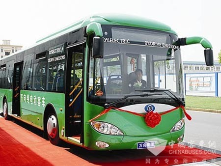 萬向集團(tuán)拿到新能源客車“準(zhǔn)生證”