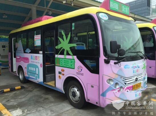 深圳首投比亞迪K6微循環巴士