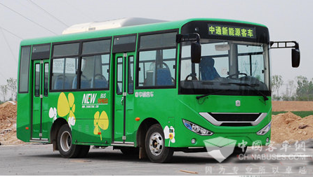 中通新能源客車銷量超5200輛