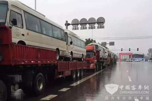 16輛上饒客車純電動交付長沙