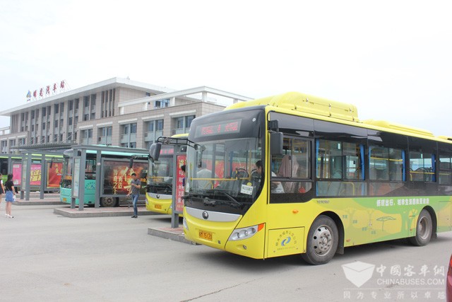 安徽：又一批新能源環保公交汽車在明光城區上線運營