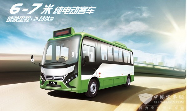 比亞迪純電動(dòng)客車(chē)K6