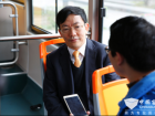 搭載機器人的300臺中車時代電動車純電動客車交付