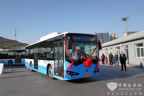 北京城市副中心迎來350臺比亞迪純電動客車