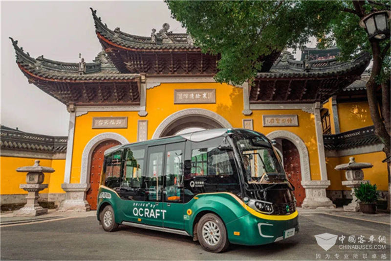 金旅星辰微循環無人巴士蘇州上路