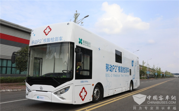 同心戰疫盼春安！格力P2+移動核酸車馳援山東