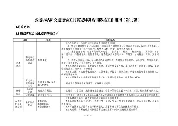 交通運輸部 客運場站 交通運輸工具 工作指南