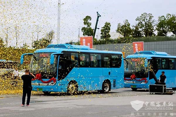 福田歐輝客車 景德鎮公交 正式交付