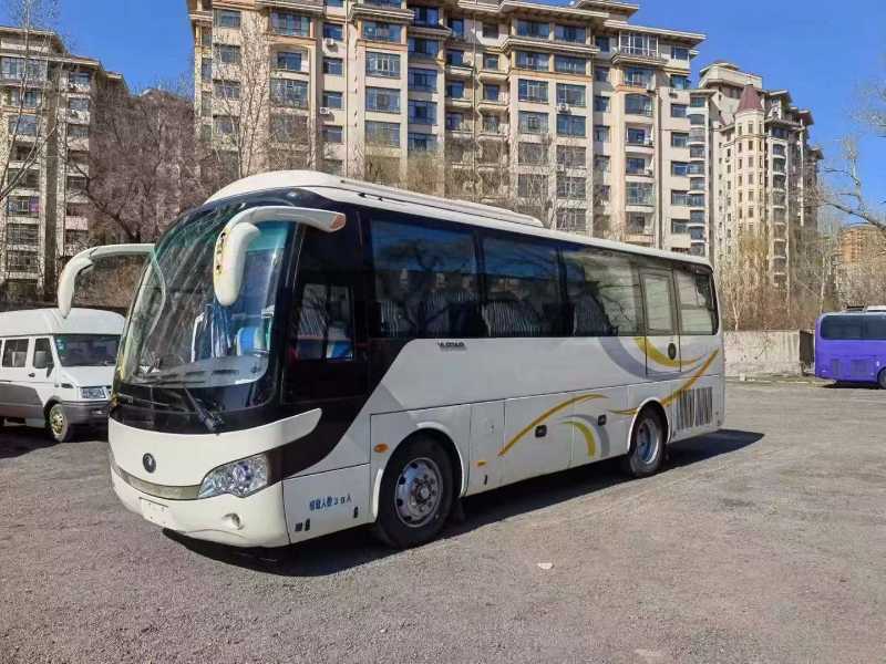  國四39座東北配置鍋爐暖氣宇通客車  