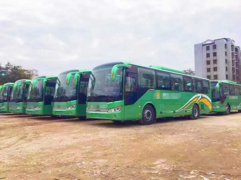  5臺44座有質保寧德時代氣囊中門宇通6115新能源客車 