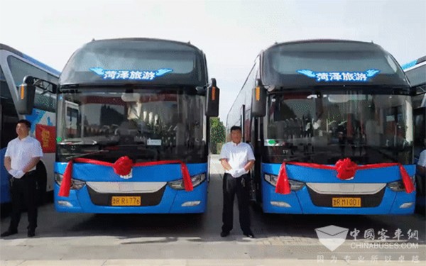 中通客車 菏澤市 13米 旅游大巴 客運業(yè)務 轉(zhuǎn)型升級