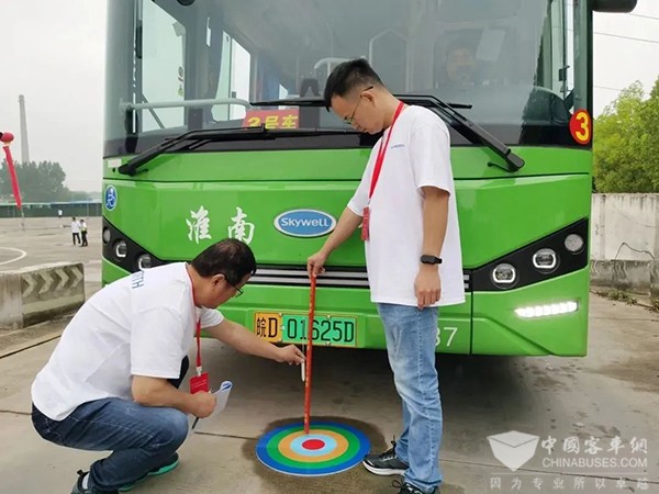 開(kāi)沃新能源汽車 新能源公交車 淮南公交 駕駛員 職業(yè)技能競(jìng)賽