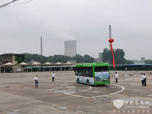 開(kāi)沃新能源汽車 新能源公交車 淮南公交 駕駛員 職業(yè)技能競(jìng)賽