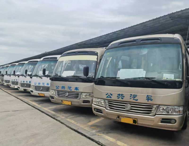  多臺新能源純電動35座寧德時代電池金旅6809客車
