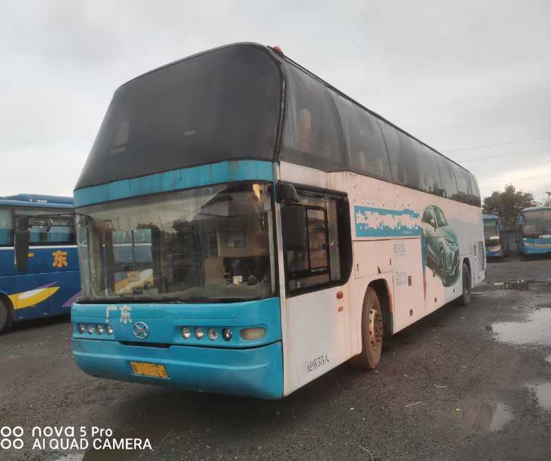 2014年1月 廣州牌12米國四55座大漢6128氣囊中門旅游車