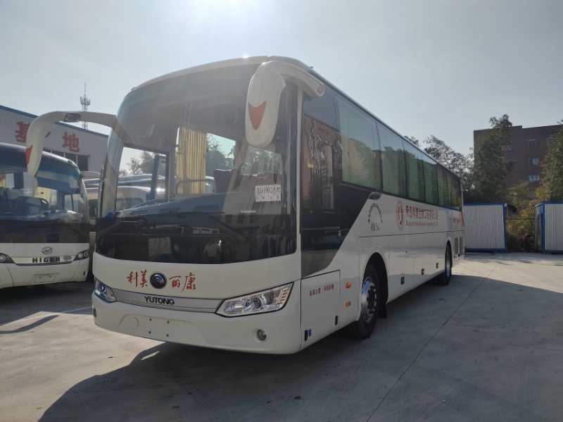  國五54座非營運一手宇通6125中門暖氣通勤車