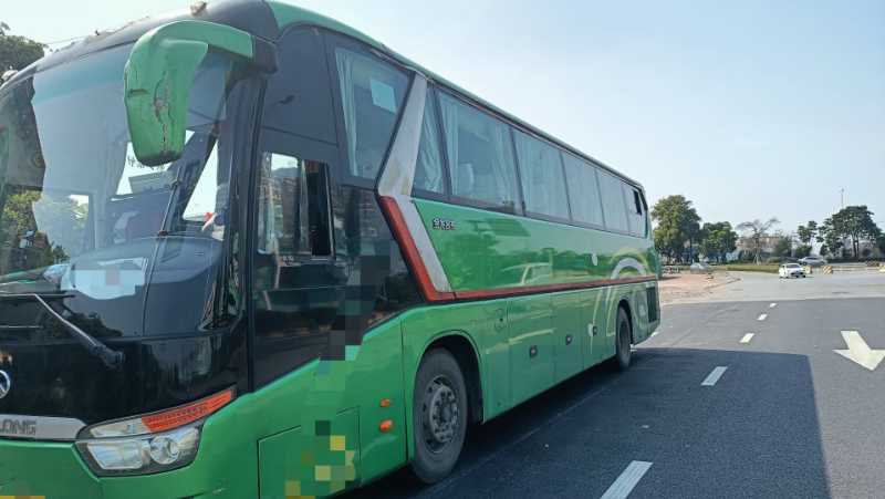 2018年8月 可雙檔國四粵牌12米51座高一級大金龍6129氣囊中門車