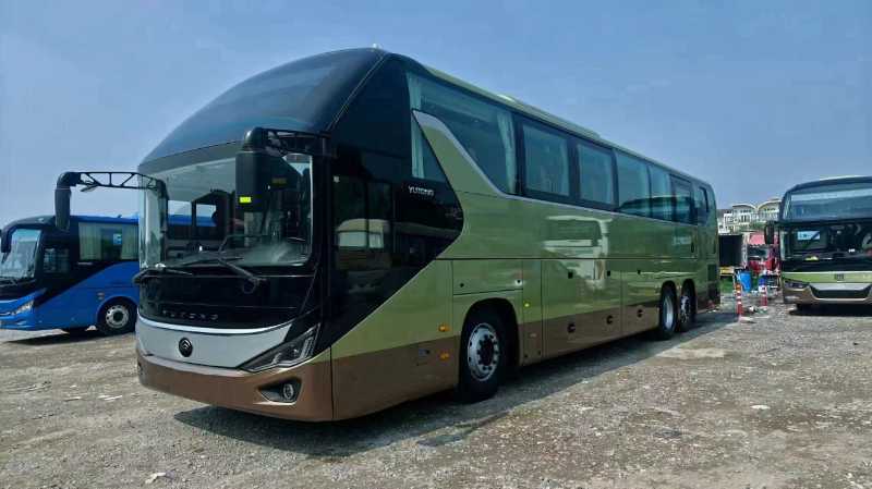 2021年5月 國六東北配置56座后吊輪宇通6137客車 