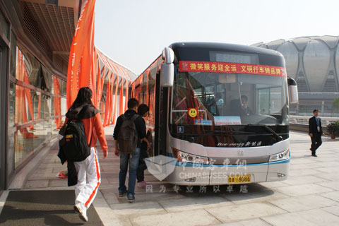 全運(yùn)會(huì)前投入運(yùn)營的80臺(tái)新能源已成為濟(jì)南公交運(yùn)營的主力