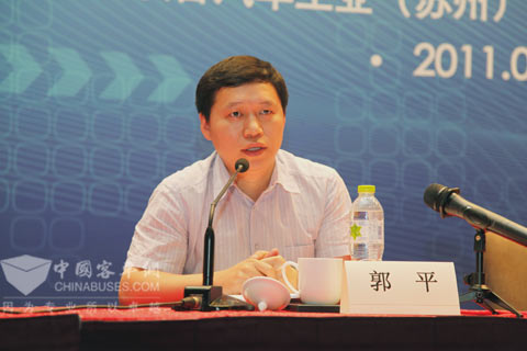 中國道路運輸協會郭平主任講解科技助力評先方案