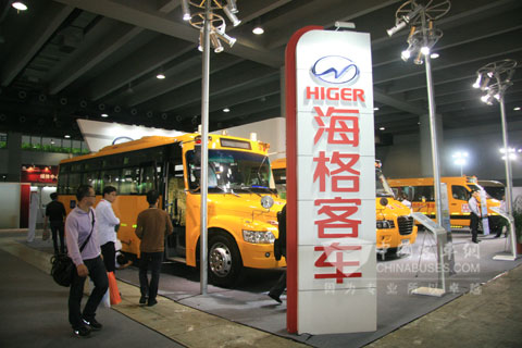 2012廣州商用車展海格客車展臺(tái)