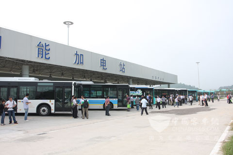   2013中國首屆公共汽車節(jié)能大賽現(xiàn)場