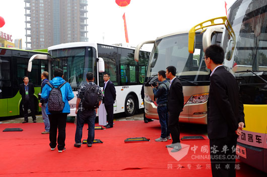 安凱客車亮相安徽新能源汽車發展國際論壇現場