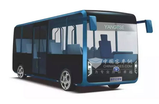 揚子江“藍精靈”6米純電動微循環公交車