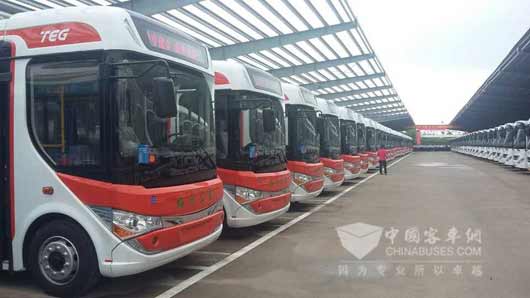 中車時代電動8米純電動客車服務梅州公交