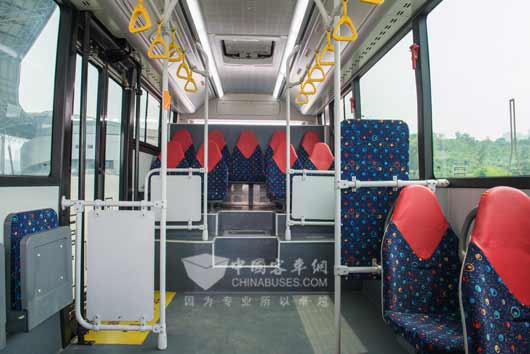 中車時代電動8米純電動客車內(nèi)飾