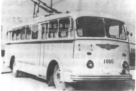 五十年代的京一行無(wú)軌電車