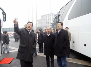 安徽省常務副省長孫志剛考察安凱