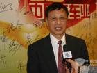 中國道路運輸協會會長姚明德在接受記者采訪