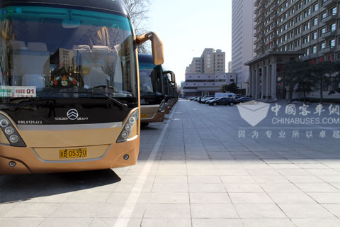 停駐在京西賓館的兩會車輛
