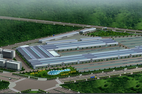 沈陽五洲龍工業園鳥瞰圖