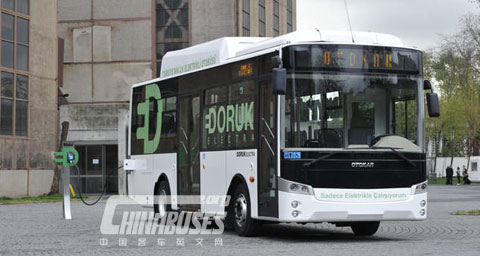 土耳其第一輛電動校車開始運(yùn)營