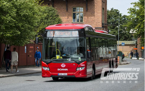 瑞典客車制造商斯堪尼亞首次在瑞典進(jìn)行無線充電客車試運行