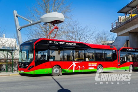 沃爾沃混合動力電動客車投運瑞典斯德哥爾摩