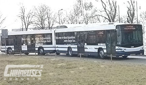 瑞士Hess23米無軌電動客車投運荷蘭