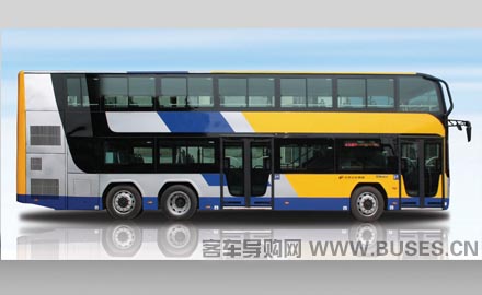 福田歐輝BJ6128EVCA雙層公交車（純電動24-68座）
