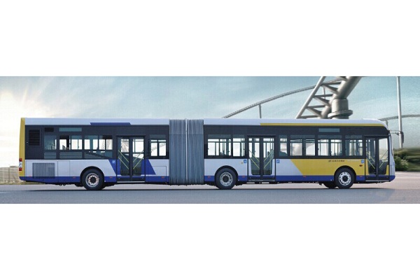 青年JNP6181GVC公交車（液化天然氣國(guó)五30-62座）