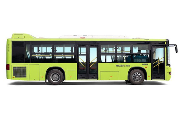 海格KLQ6109GAHEVE5K1插電式公交車（柴油/電混動國五24-39座）