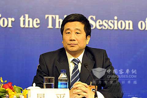 全國人大代表、玉林柴油機集團公司董事長晏平
