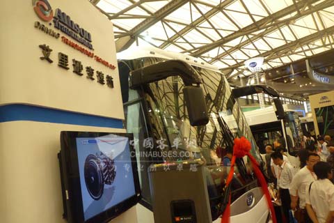 艾里遜變速箱攜手百路佳客車亮相2010上海客車展